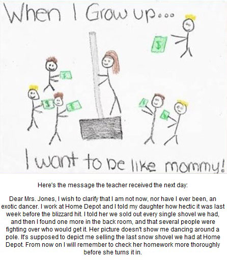 I Want To Be Just Like Mommy,kid,teacher,mommy