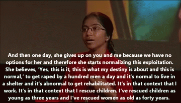 Sunitha Krishnan,rescuing women and children from sex slavery,rescuing women and children, sex slavery,hijab,islam,opresses the women,opresses the woman,illilerate mind,mind,muslim women,muslim woman,muslims,muslim,india,pakistan,rape,