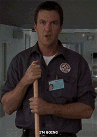 I Am Going To Kill You,Janitor,Scrubs,Neil Flynn,funny
