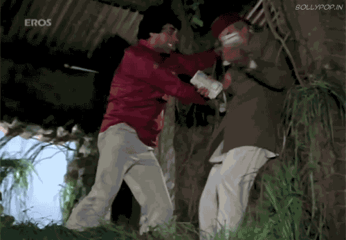 It Hit Me Like A Dhishoom,Bollywood,Classic Bollywood,Remember this,funny,bollywood gif,