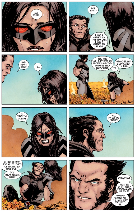 Wolverines Most Important Lesson To X23,Wolverines, Most Important Lesson To X23,Wolverine,Important,Wolverines X23,MArvel Comics,Comic,Logan